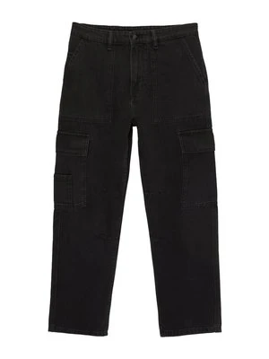 Jeansy Straight Leg PULL&BEAR czarny