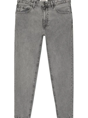 Jeansy Straight Leg PULL&BEAR ciemnoszary