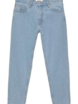 Jeansy Straight Leg PULL&BEAR niebieski