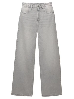 Jeansy Straight Leg PULL&BEAR jasnoszary