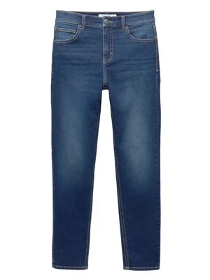 Jeansy Straight Leg PULL&BEAR ciemnoniebieski
