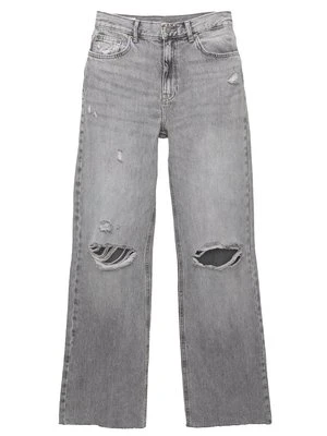 Jeansy Straight Leg PULL&BEAR szary