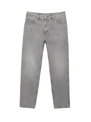 Jeansy Straight Leg PULL&BEAR szary