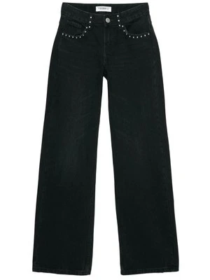 Jeansy Straight Leg PULL&BEAR czarny