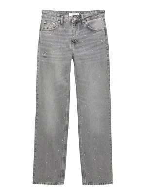 Jeansy Straight Leg PULL&BEAR szary