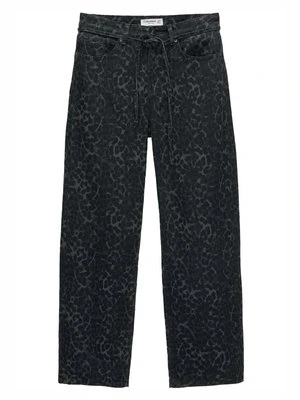 Jeansy Straight Leg PULL&BEAR czarny