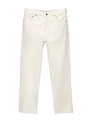 Jeansy Straight Leg PULL&BEAR beżowy