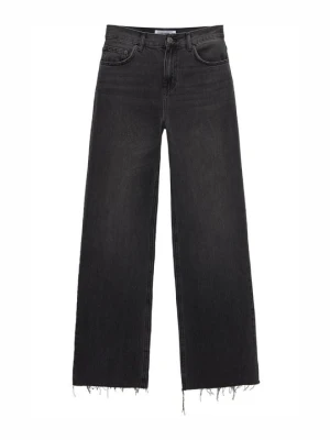 Jeansy Straight Leg PULL&BEAR czarny