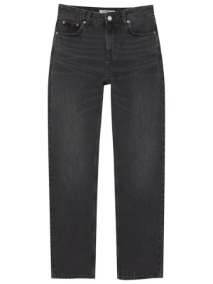 Jeansy Straight Leg PULL&BEAR czarny