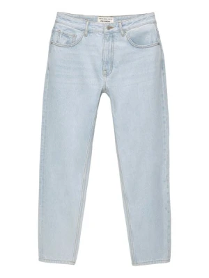 Jeansy Straight Leg PULL&BEAR jasnoniebieski denim