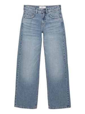 Jeansy Straight Leg PULL&BEAR niebieski denim