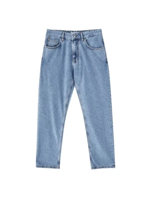 Jeansy Straight Leg PULL&BEAR niebieski denim