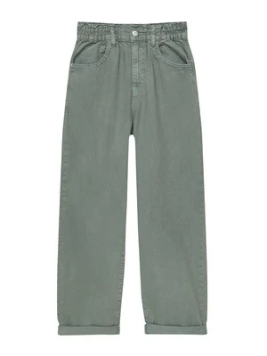 Jeansy Straight Leg PULL&BEAR zielony
