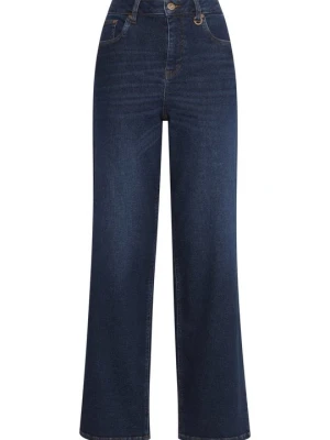 Jeansy Straight Leg PULZ niebieski
