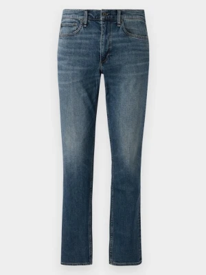 Jeansy Straight Leg rag & bone jasnoniebieski