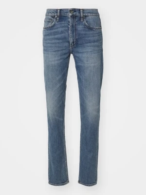 Jeansy Straight Leg rag & bone niebieski denim