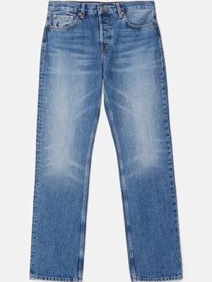 Jeansy Straight Leg RE/DONE jasnoniebieski denim