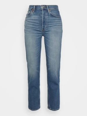 Jeansy Straight Leg RE/DONE niebieski denim