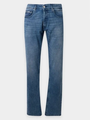 Jeansy Straight Leg Replay niebieski denim