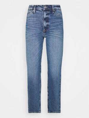 Jeansy Straight Leg River Island niebieski denim