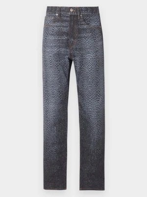 Jeansy Straight Leg Roberto Cavalli niebieski