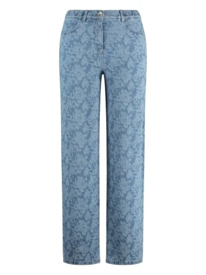 Jeansy Straight Leg Samoon niebieski denim
