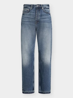 Jeansy Straight Leg Samsøe Samsøe niebieski denim