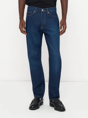 Jeansy Straight Leg Selected niebieski denim