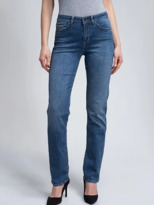 Jeansy Straight Leg Seven 7 Original niebieski