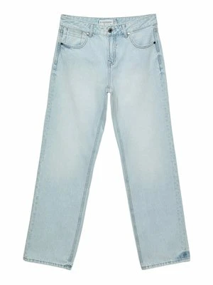 Jeansy Straight Leg Stradivarius raw denim