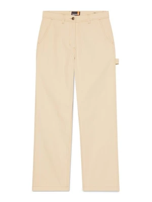 Jeansy Straight Leg Timberland beżowy