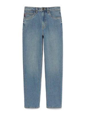 Jeansy Straight Leg Timberland niebieski