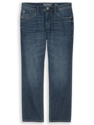 Jeansy Straight Leg Tom Tailor ciemnoniebieski