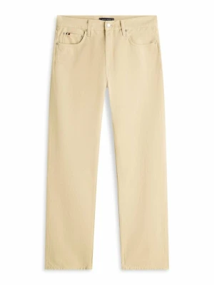 Jeansy Straight Leg Tommy Hilfiger beżowy