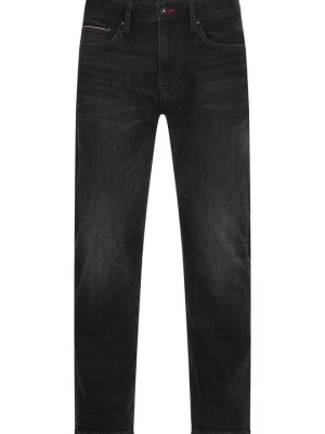 Jeansy Straight Leg Tommy Hilfiger czarny