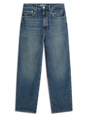 Jeansy Straight Leg Tommy Hilfiger granatowy