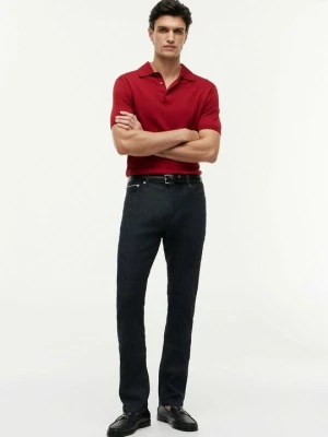 Jeansy Straight Leg Tommy Hilfiger granatowy