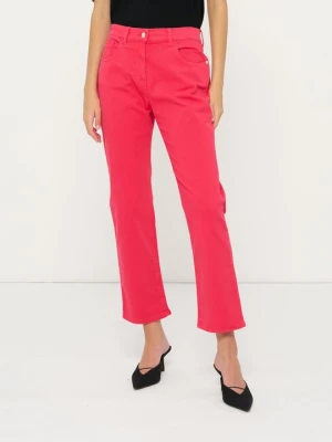 Jeansy Straight Leg TWINSET różowy