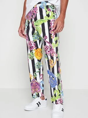 Jeansy Straight Leg Versace Jeans Couture biały