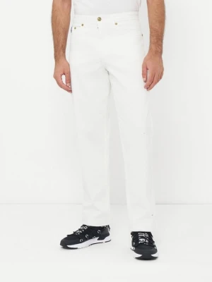 Jeansy Straight Leg Versace Jeans Couture biały