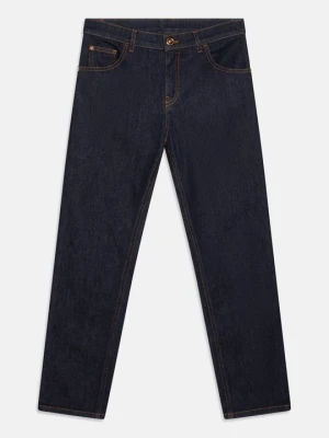 Jeansy Straight Leg Versace niebieski denim