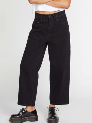 Jeansy Straight Leg Volcom czarny