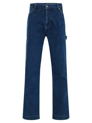 Jeansy Straight Leg WE Fashion granatowy