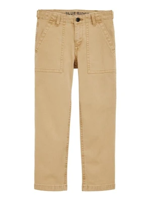 Jeansy Straight Leg WE Fashion beżowy
