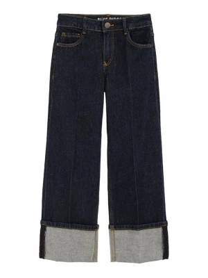 Jeansy Straight Leg WE Fashion ciemnoniebieski