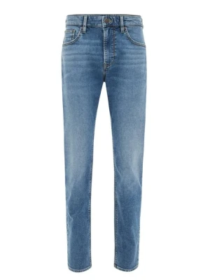Jeansy Straight Leg WE Fashion niebieski
