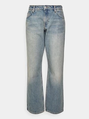 Jeansy Straight Leg Weekday niebieski