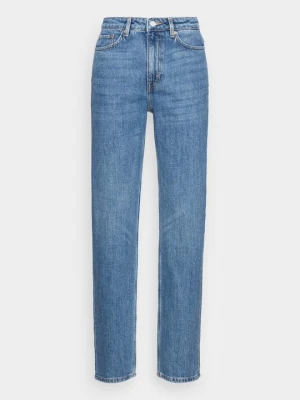 Jeansy Straight Leg Weekday jasnoniebieski