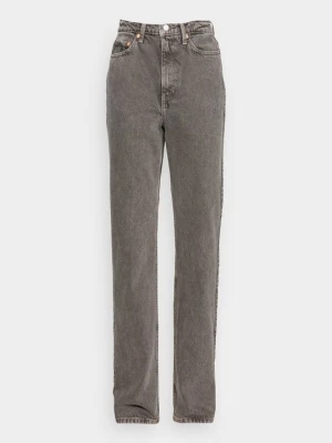 Jeansy Straight Leg Weekday tan