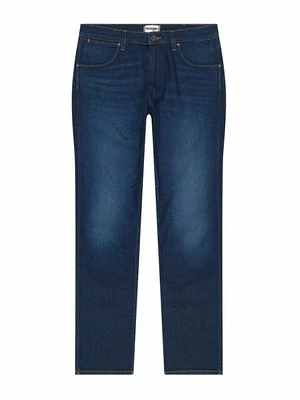 Jeansy Straight Leg Wrangler niebieski denim